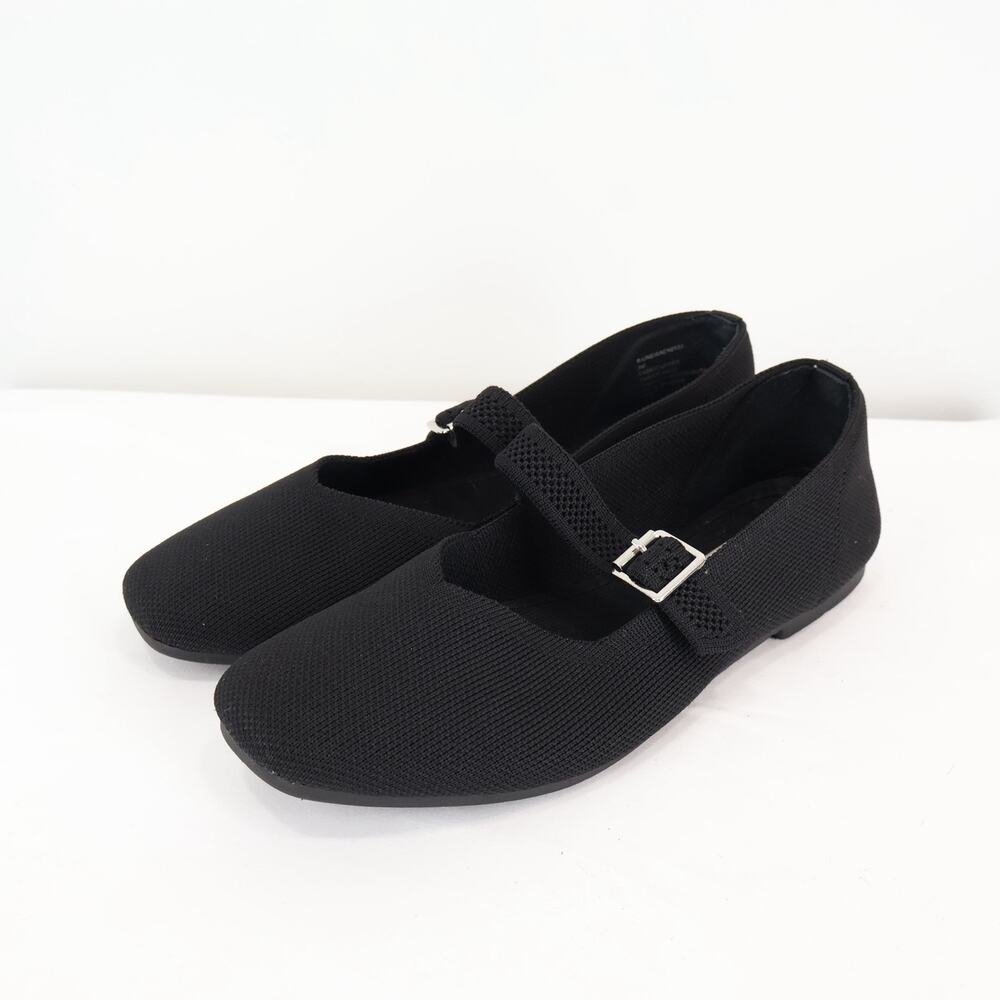 Steve Madden Black Mary Jane Flats